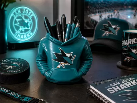 San Jose Sharks Hoodie Pen Holder