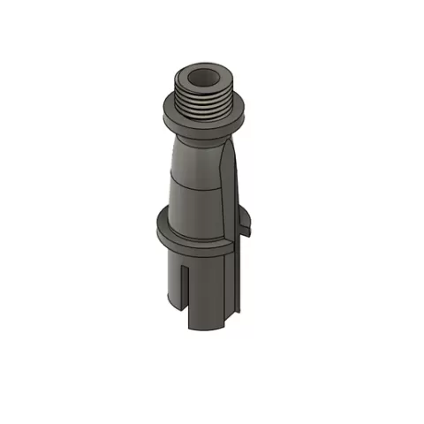 M4 barrel adapter for silencer short