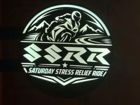 SSRR bike 2 sided or desktop lightbox