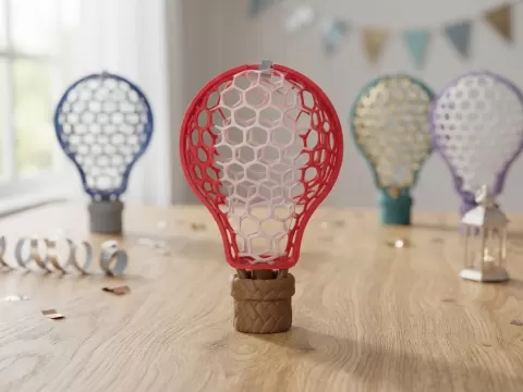 Thermoformed Hot Air Balloon Storage Container