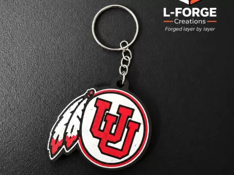 Utah Utes Keychain Tab Opener