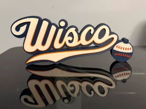 Milwaukee Brewers "Wisco" City Connect Script Logo