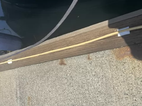 Marine power cord clamp