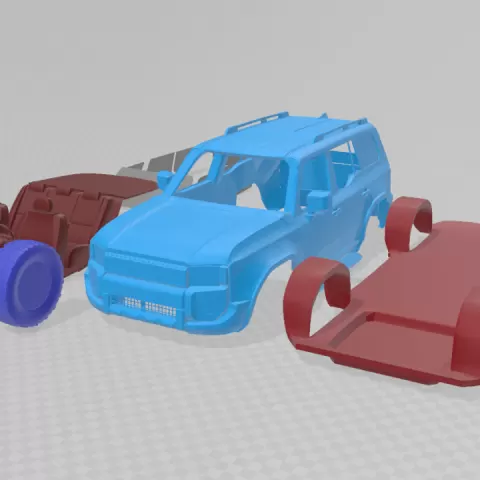 Toyota Land Cruiser 250 First Edition 2024 - Printable Model in Separate Parts by Autocraft3D