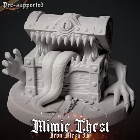 Mimic Chest by Iron-Mesh-3D