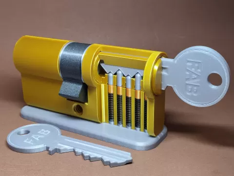 Cylinder lock model