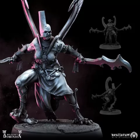 Exalted Talons x3 | Balazar's Dominion | Chaos Warrior by Bestiarum Miniatures