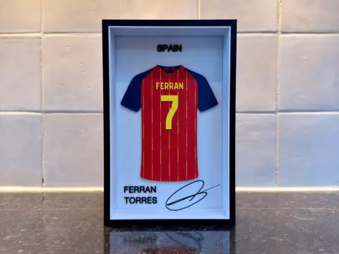 Ferran Torres - Spain - Jersey Frame