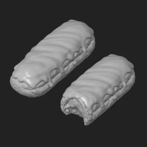 Miniature Eclair STL - 1:12 Dollhouse Bakery