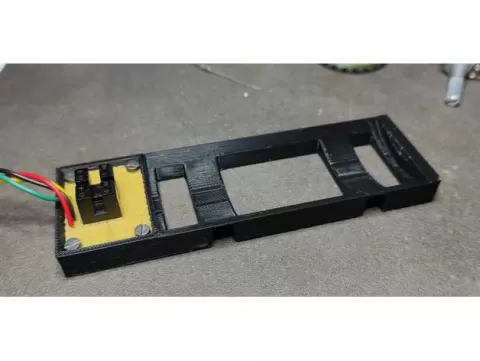 Encoder mount for modified windshield wiper motor