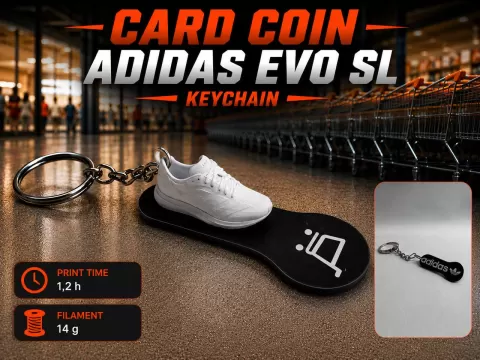 Schlüsselanhänger - Card Coin Adidas EVO-SL