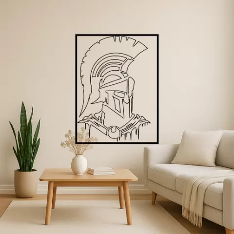 Kratos Mount Olympus Wall Art Framed