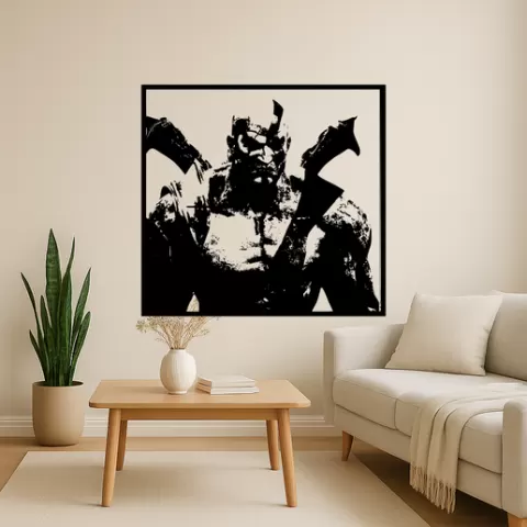 Kratos Mount Olympus Wall Art Framed