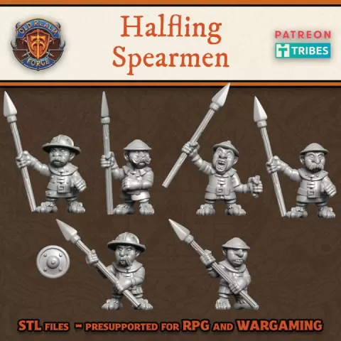 Halfling Spearmen by Old Realm Forge