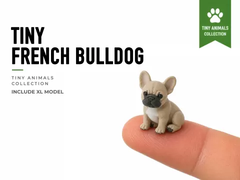 Tiny French Bulldog - Mini Animals Series