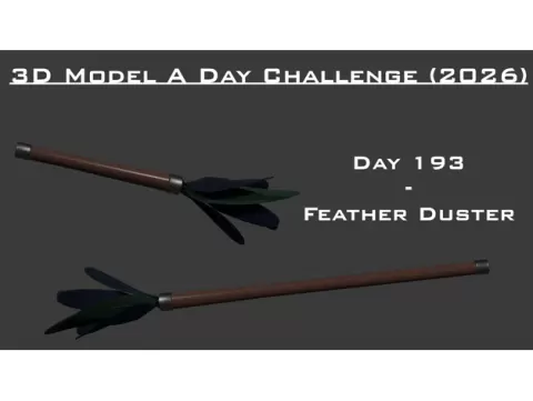 Model A Day Challenge - Day 193 - Feather Duster
