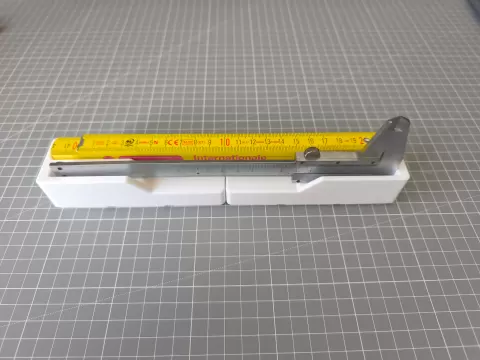 Gridfinity Measuring Stick and Caliper Holder