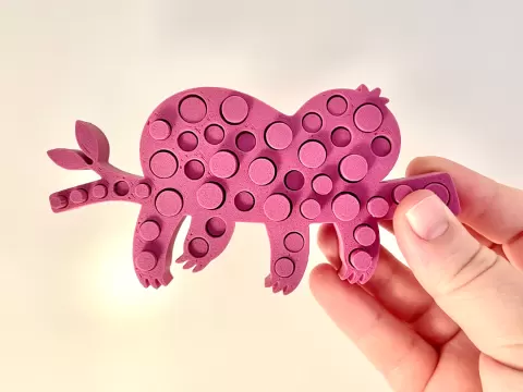 Sloth Pin Art Fidget