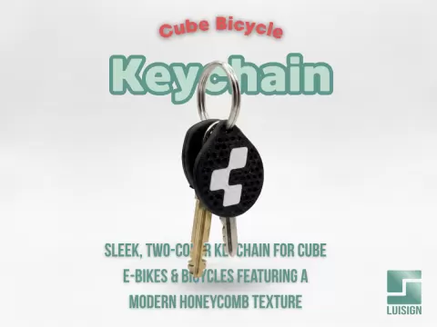 Cube Bike Keychain - Premium Multicolor
