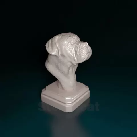 Dogue do Bardeaux bust by Giunninen Andrei