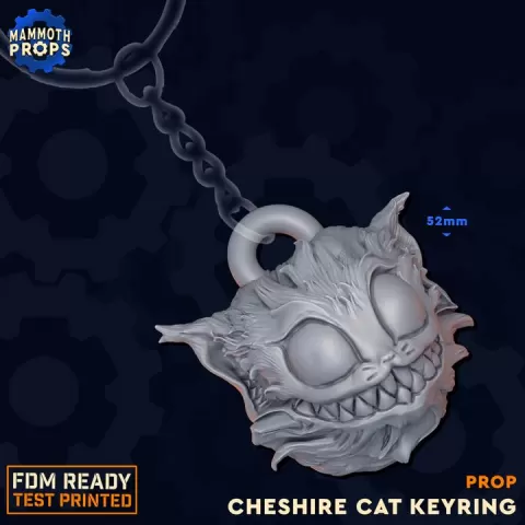 Cheshire Cat Keyring by Mammoth Props