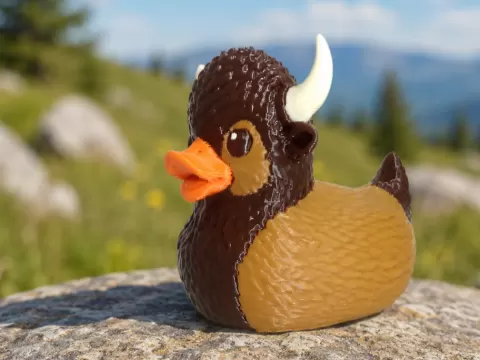 TrailQuackers Bison Duckie Jeep Duck!