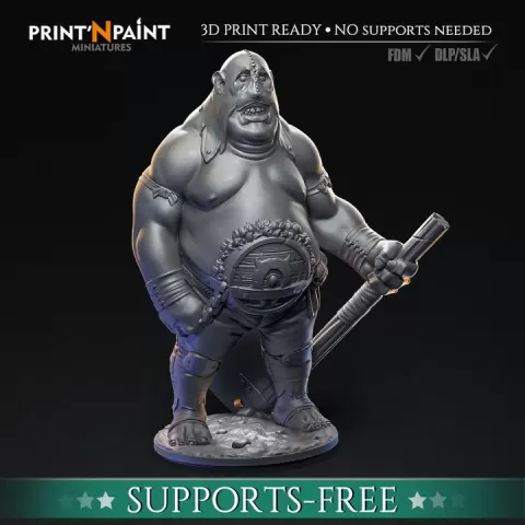 Ogre Executioner - Supportless / Supportfree by Leonardo Escovar