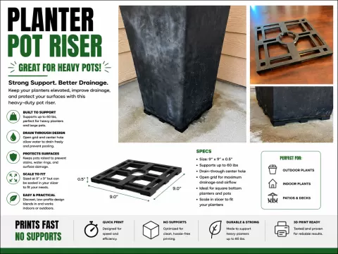 Heavy Planter Pot Riser