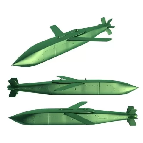 AGM 154 / AGM-154 Joint Standoff / Hypersonic bomb / missile / missile stl / Missile Launcher / Air Intercept Missile