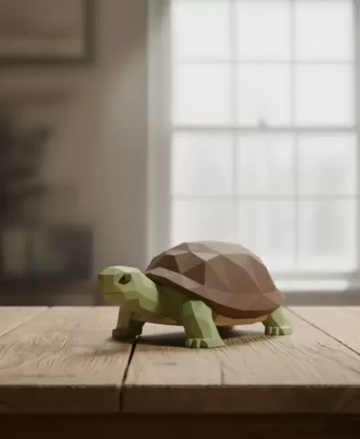 tortue lowpoly