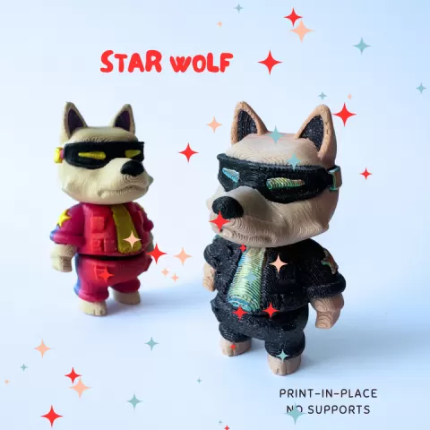 Star Wolf Flexi by ColorCloud3D