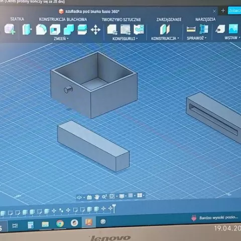 Under-Desk Drawer Organizer - NotePrint Studio