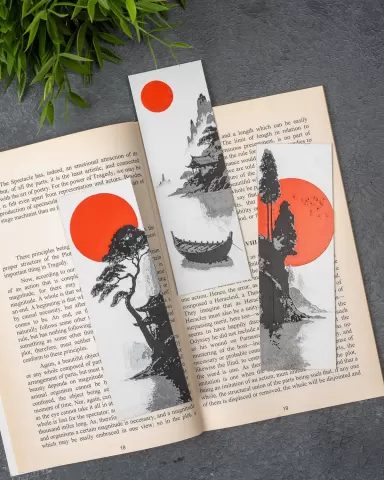 Red Moon Bookmarks
