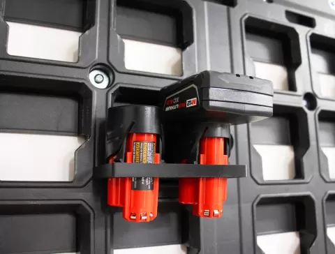 Packout Wall M12 Dual Battery Mount