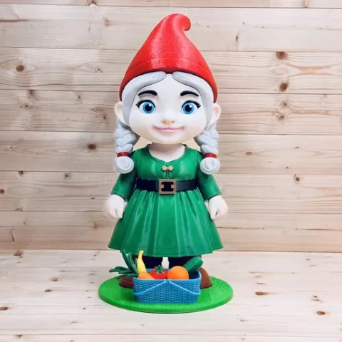 Not So XL millie the garden gnome, for smaller build plates below 320x320x320