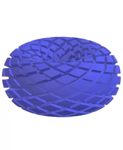 Rodin Coil FluxGroove .STL | 7 inch 180mm. x 84mm. Diameter Coil | iToroid Vortex Wave Field