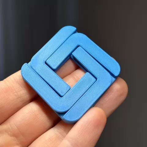 Four-sided lock puzzle