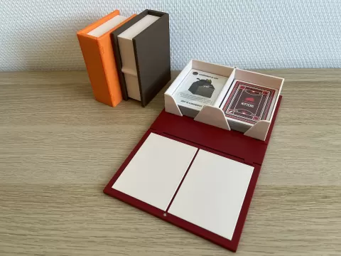 Double-Deck Playing Cards Book Case (Parametric)