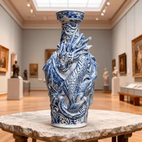 Blue Dragon Bottle