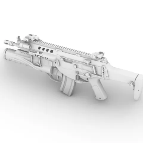 49pa - Fusil d'assaut italien Beretta ARX160 A3 (Modèle numérique)