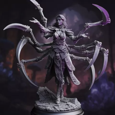 Ascended Spider Sorceress - Dirthana of the Void's Embrace by DM Stash