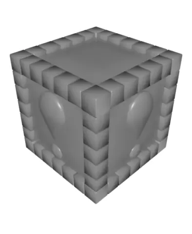 Explamation Block - Custom WON figure accessory