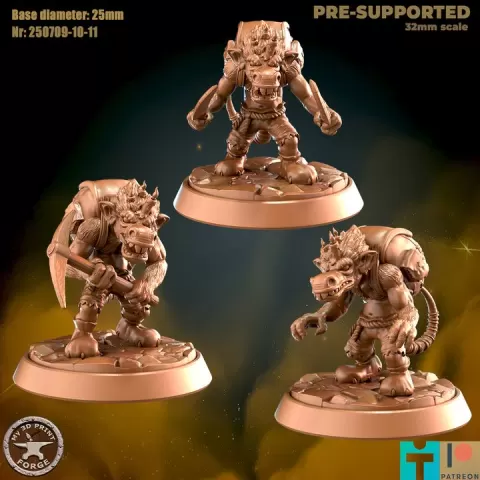 Kobold Thief Three Models by My3DPrintForge