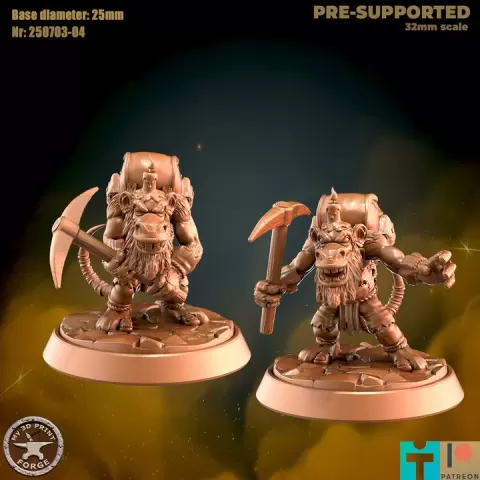 Kobold Digger Agressive Two Models by My3DPrintForge