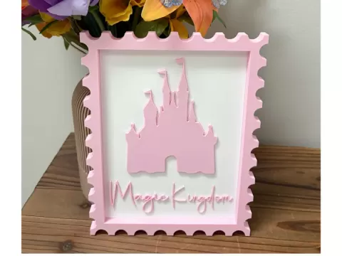 Magic Kingdom Stamp Sign