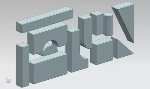 Toy Building Block Set