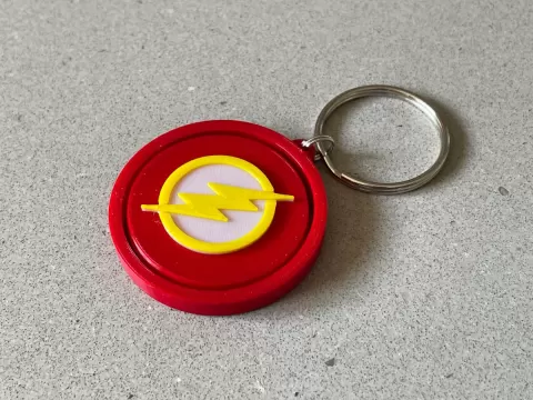 The Flash Keychain - Print in Place