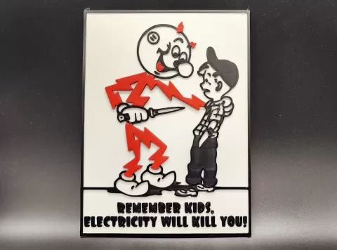 🗲 Electricity Will Kill You 3 Colors 🗲