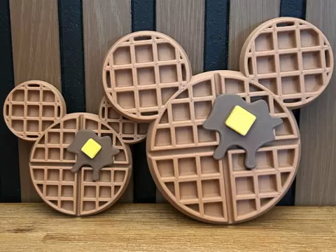 Mickey Waffle Magnet