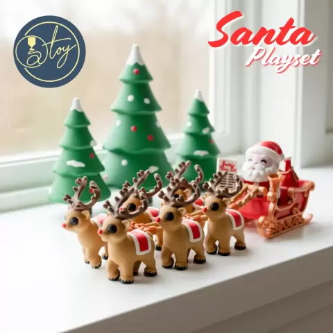 Santa Playset